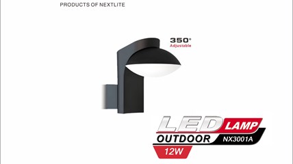 LED OUTDOOR LAMP NX3001A 12W 3000K