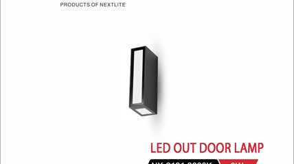 LED OUTDOOR LAMP NX-2191 9W