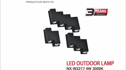 LED OUTDOOR LAMP NX-W2217 4W-6W-8W
