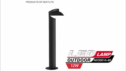 LED OUTDOOR LAMP NX3001A-80 12W 3000K