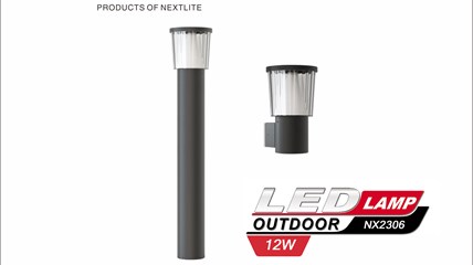 LED OUTDOOR LAMP NX2306 12W 3000K