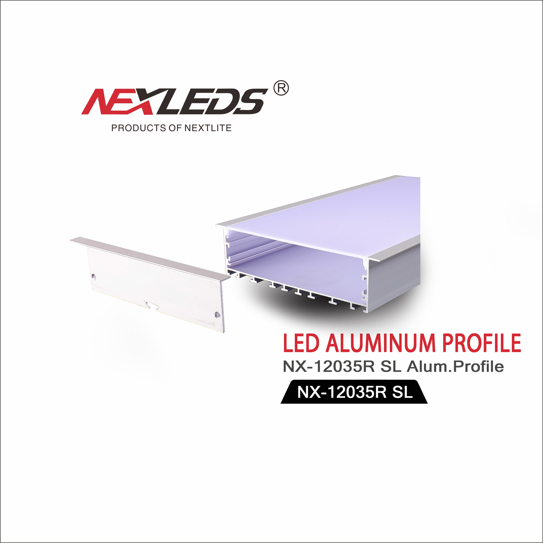 NX 12035R SL ALUMINUM PROFILE RECESSED
