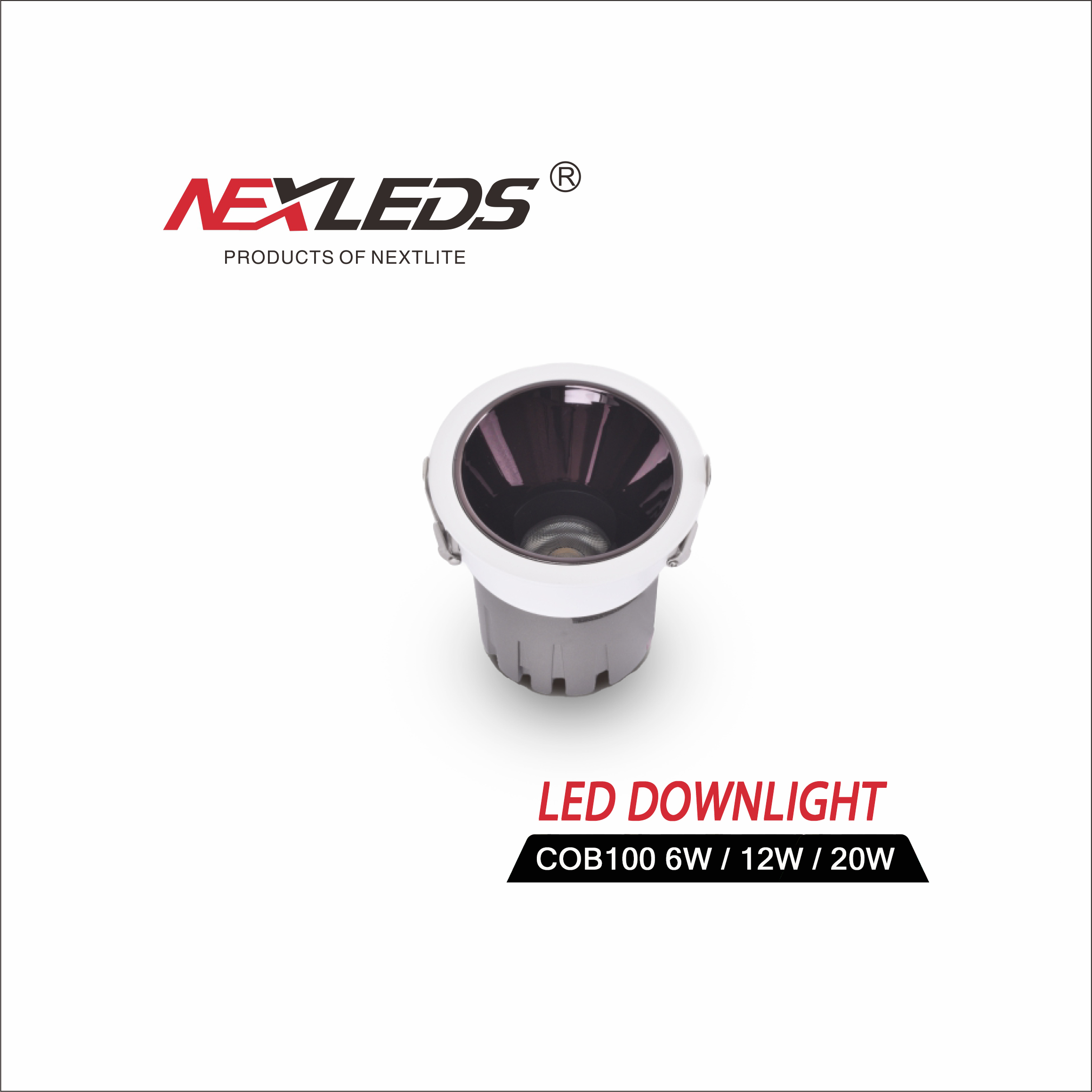 COB100 6W / 12W / 20W LED DOWNLIGHT 3CCT