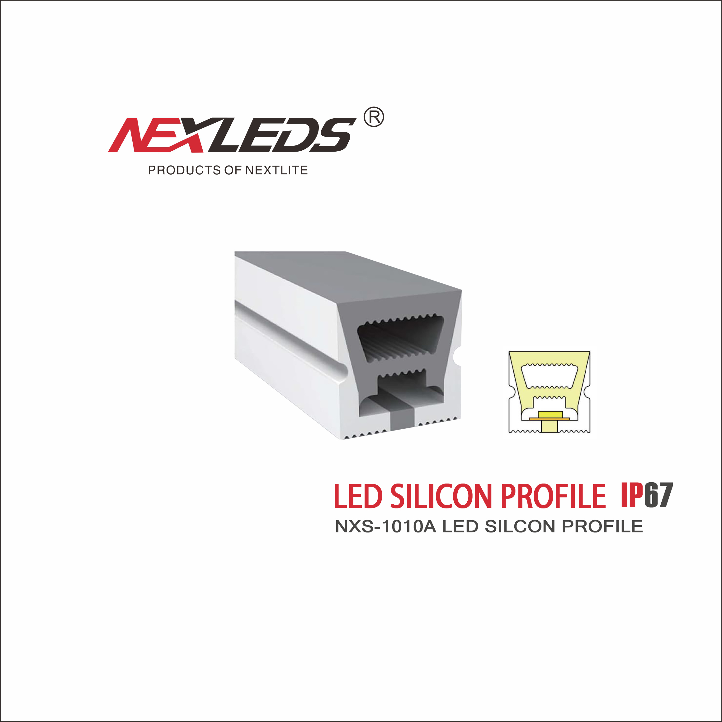 NXS 1010A SILICON PROFILE IP67