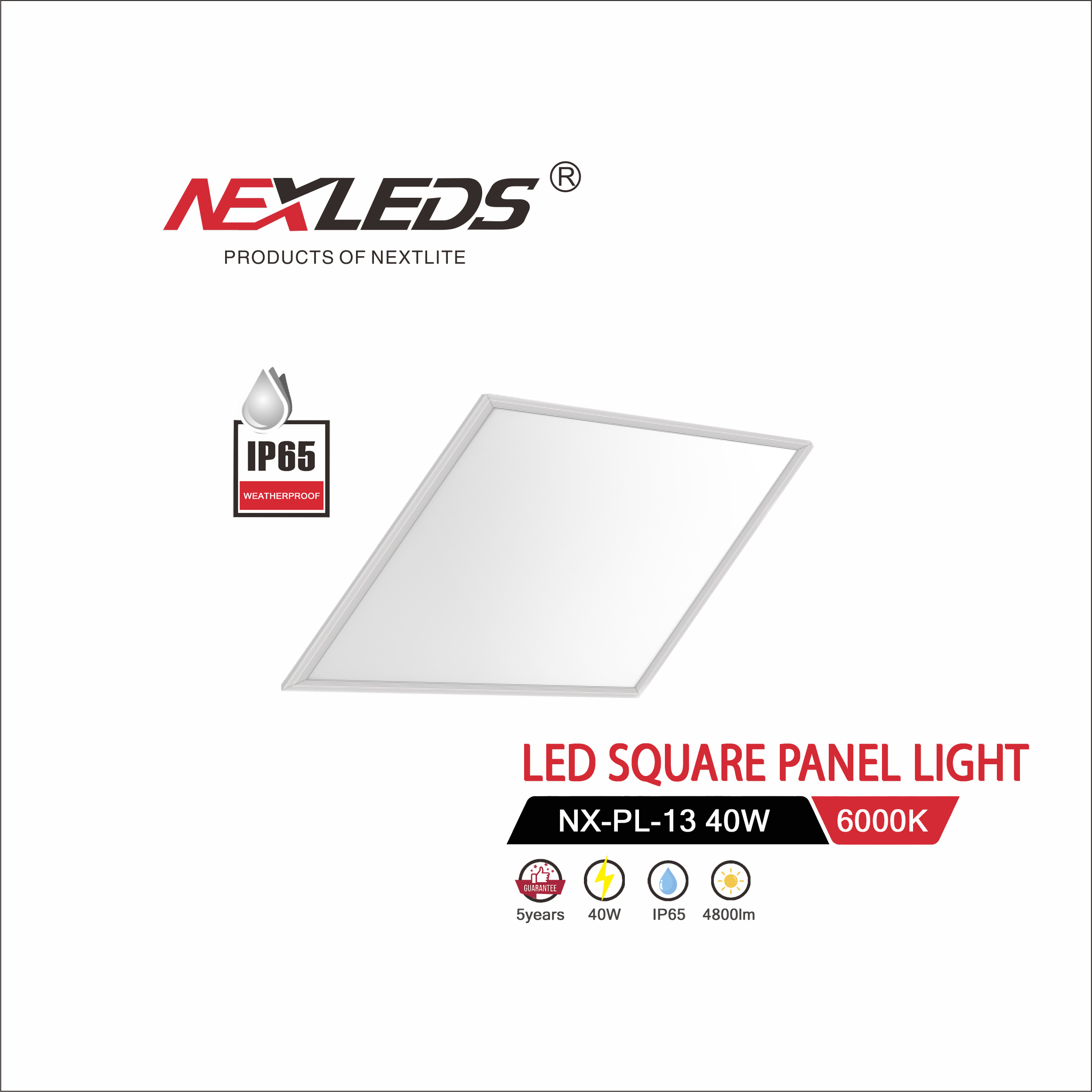 PL13 LED Panel Light IP65