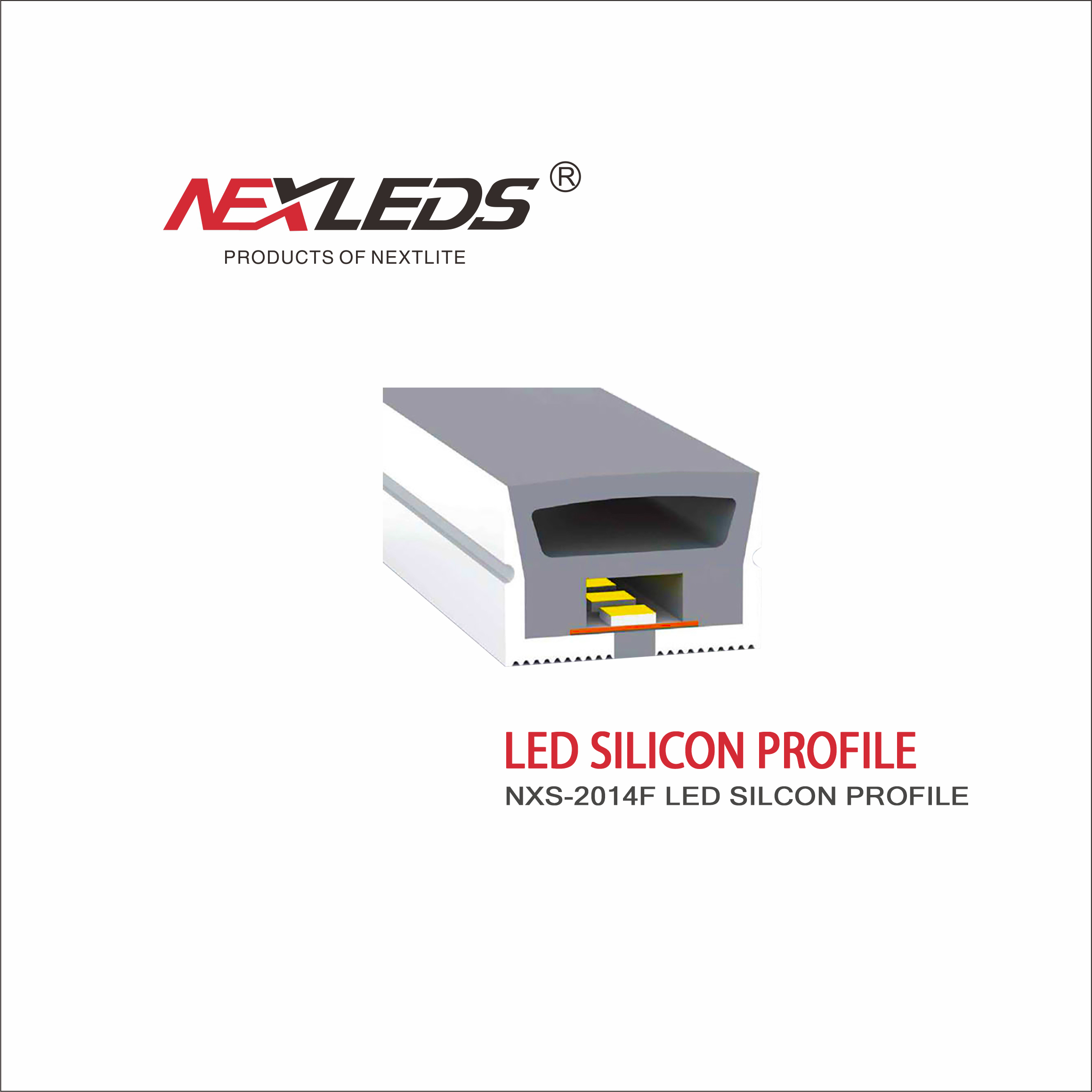 NXS 2014F LED SILICON PROFILE IP67