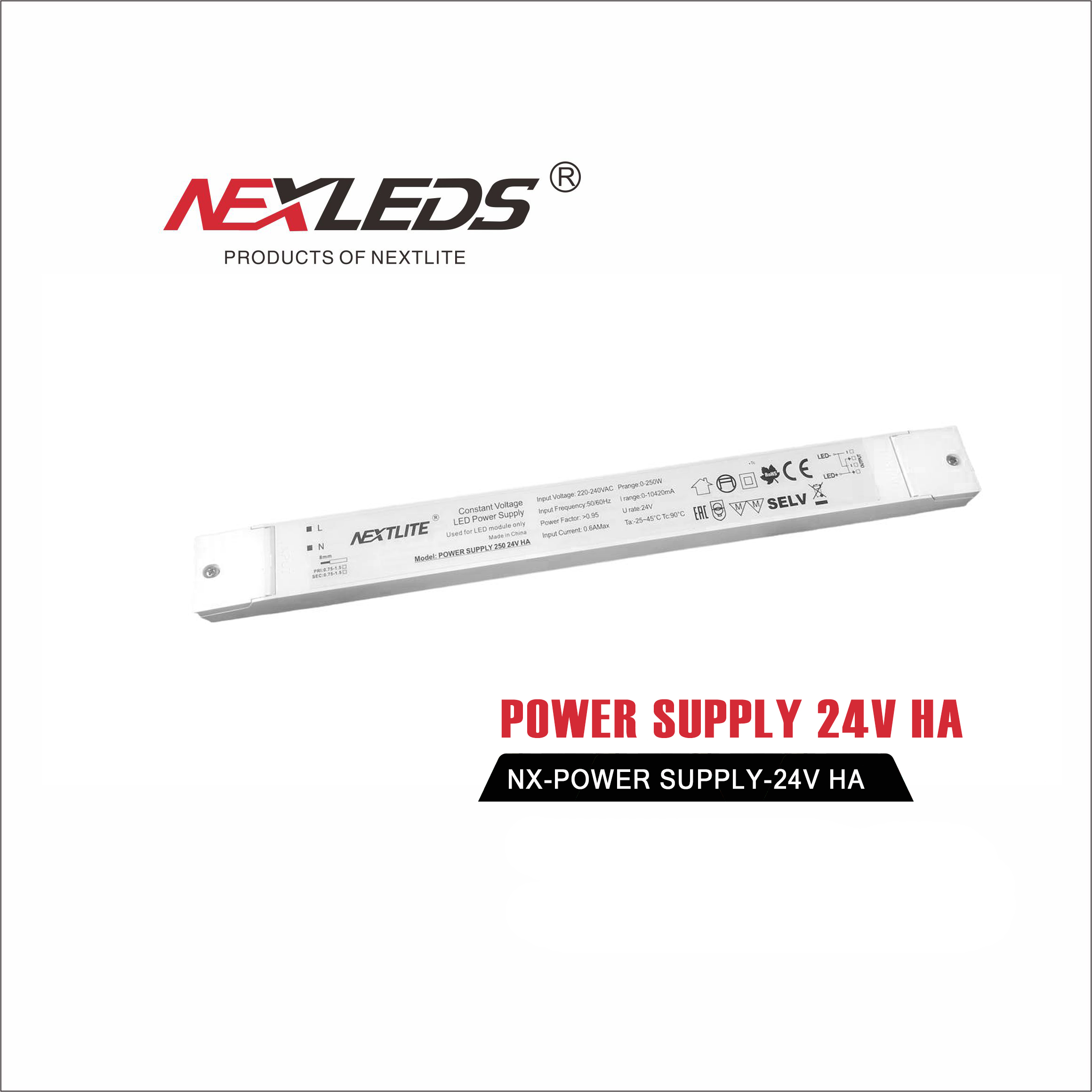 LED POWER SUPPLY 24V HA