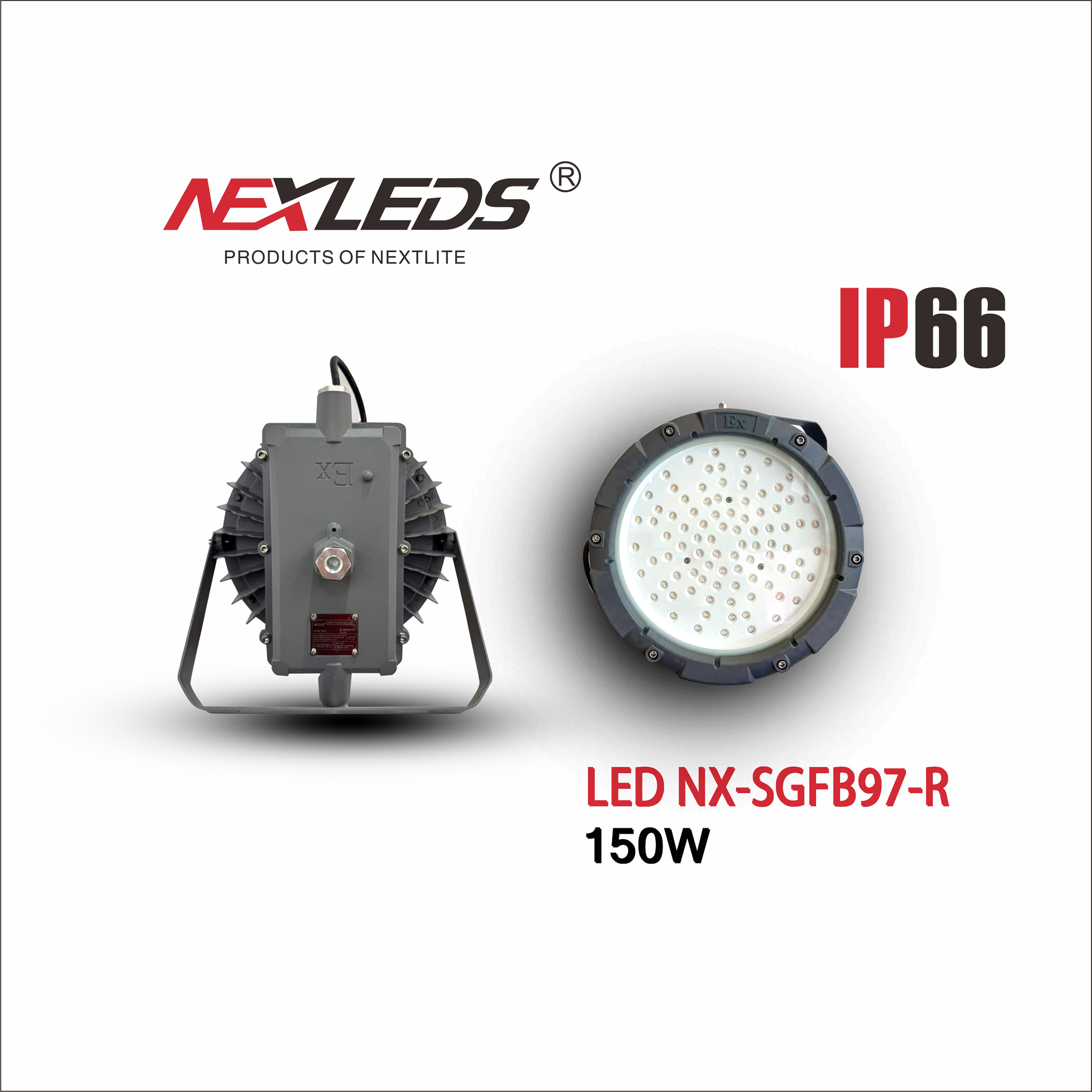 LED EXPLOSION PROOF LIGHT NX SGFB97 R 150W