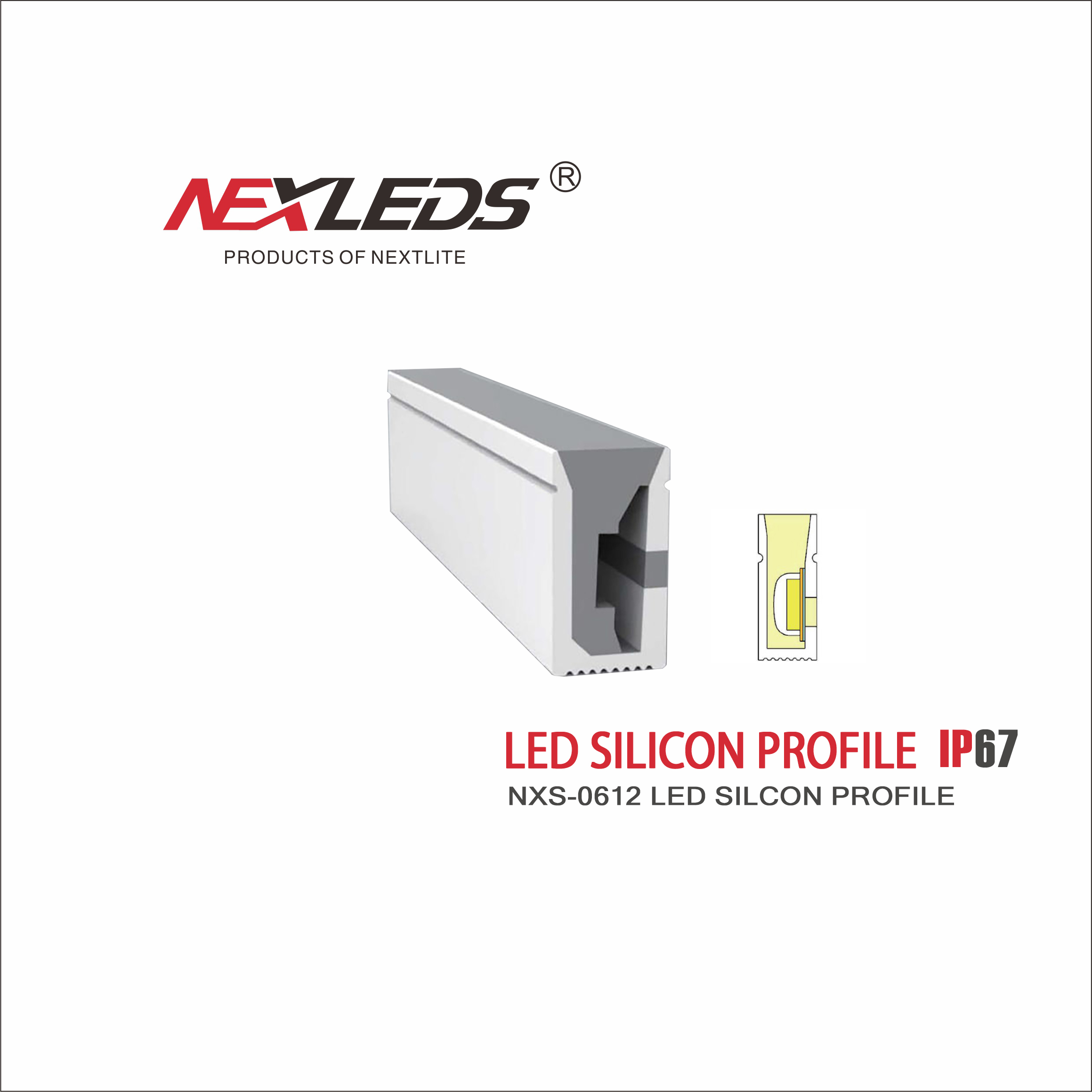 NXS 0612 SILICON PROFILE IP67