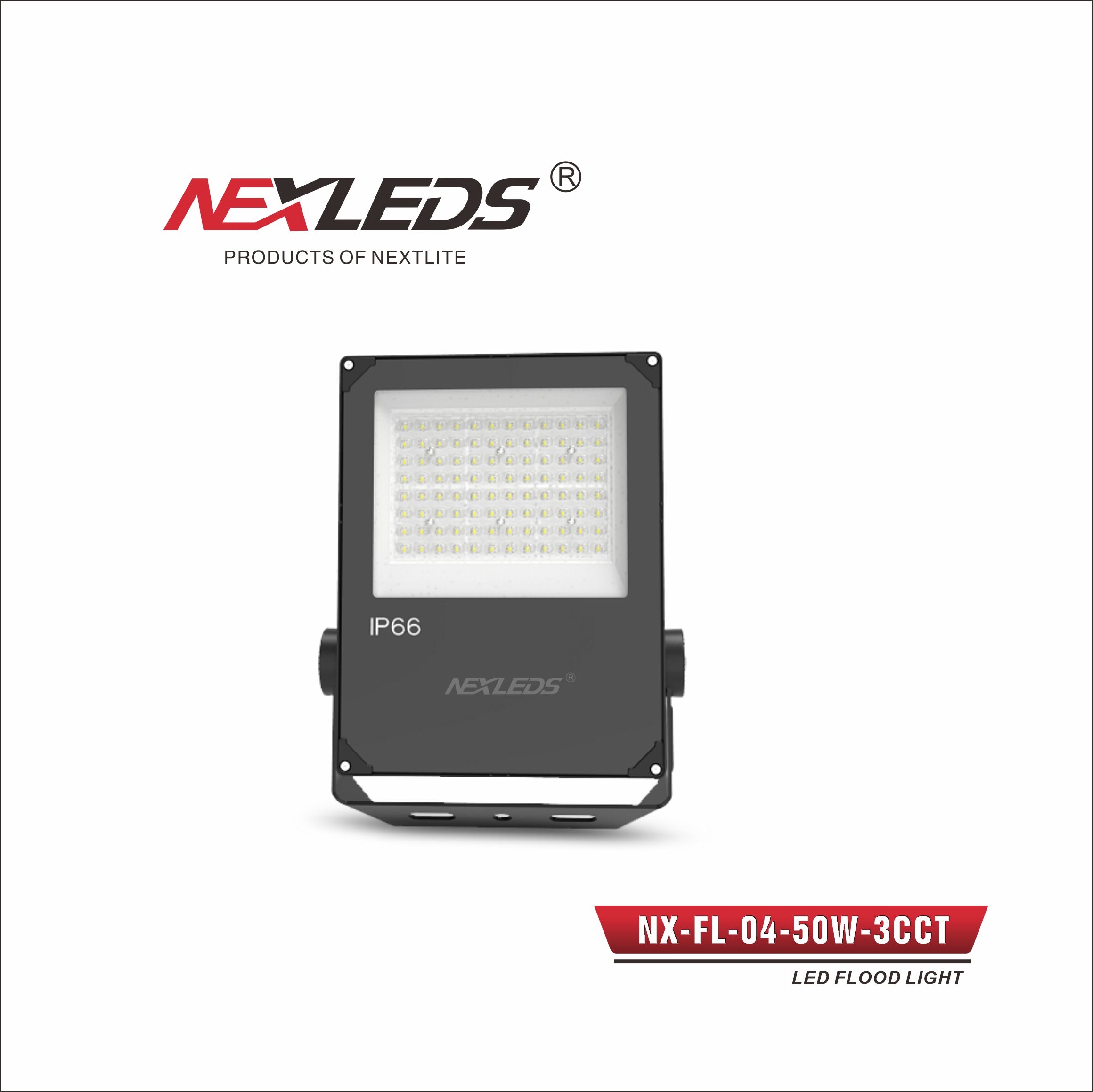 NX FL04 LED FLOOD LIGHT 3CCT IP66